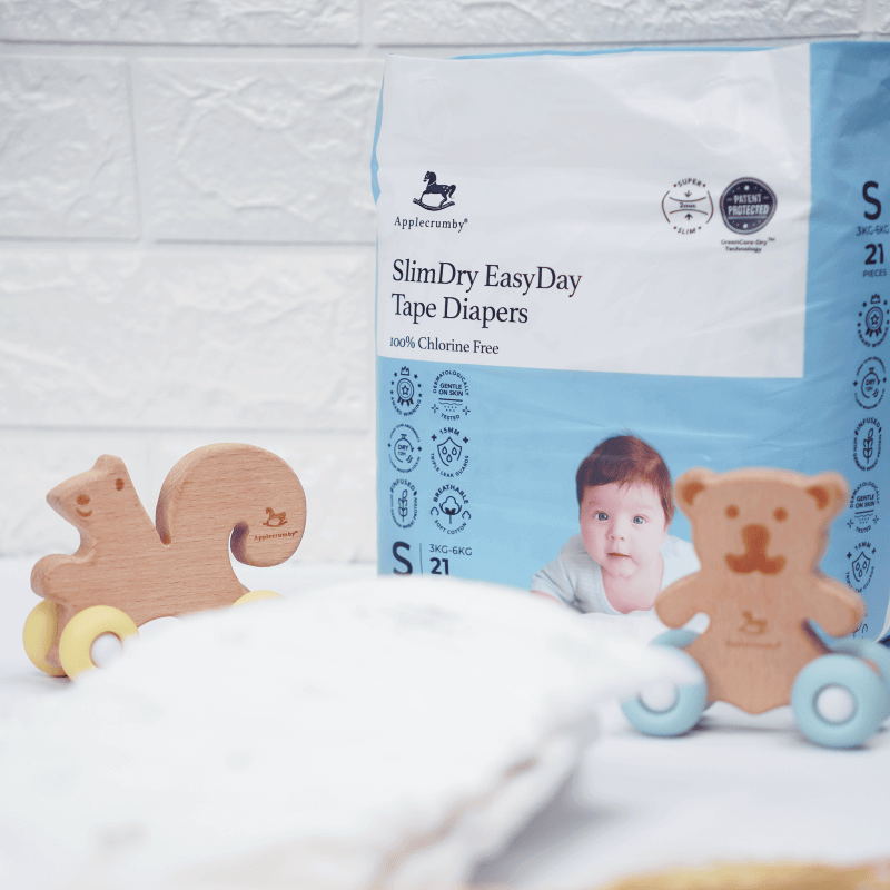 applecrumby slimdry easy day diaperes