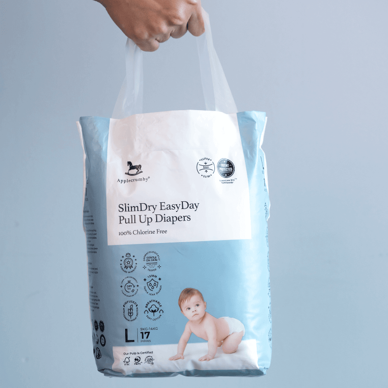 applecrumby slimdry easy day diaperes