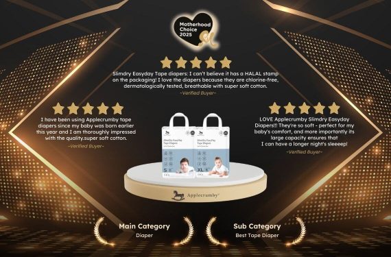 Applecrumby’s SlimDry EasyDay Diapers Motherhood Choice Awards 2025