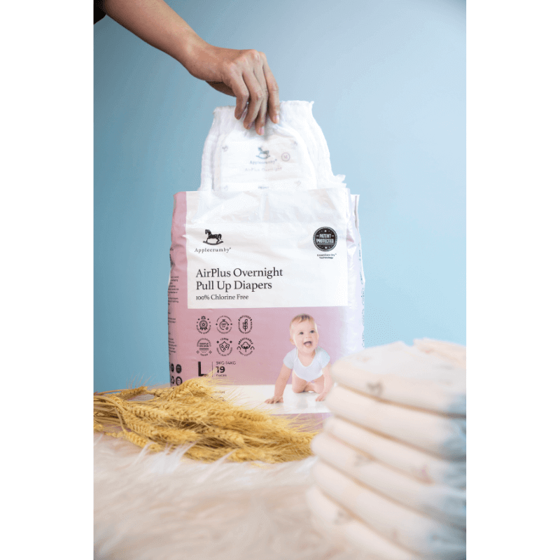 Applecrumby’s AirPlus Overnight Pull Up Diaper