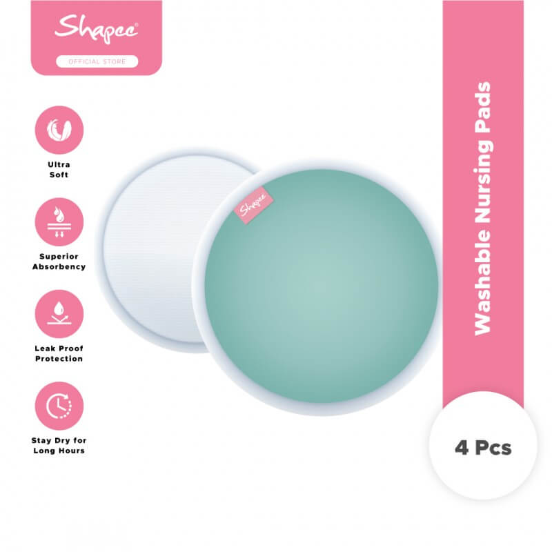 eco-friendly new-shapee-milkee-lab-washable-nursing-pads-4pcs