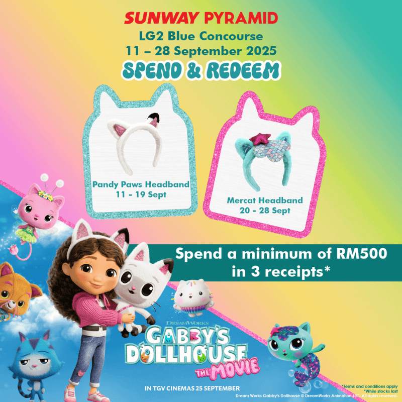 Gabby Dollhouse Activation in Sunway Pyramid