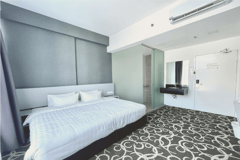 hotel style confinement centre layout overview