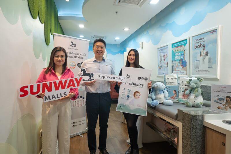 applecrumby and sunway malls Diaper Redemption Programme