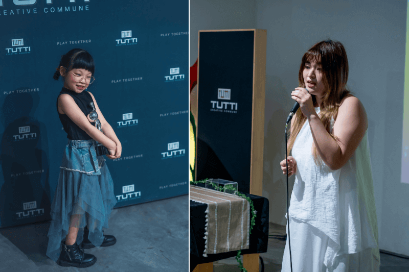 potrait shot of finalist in singing competition