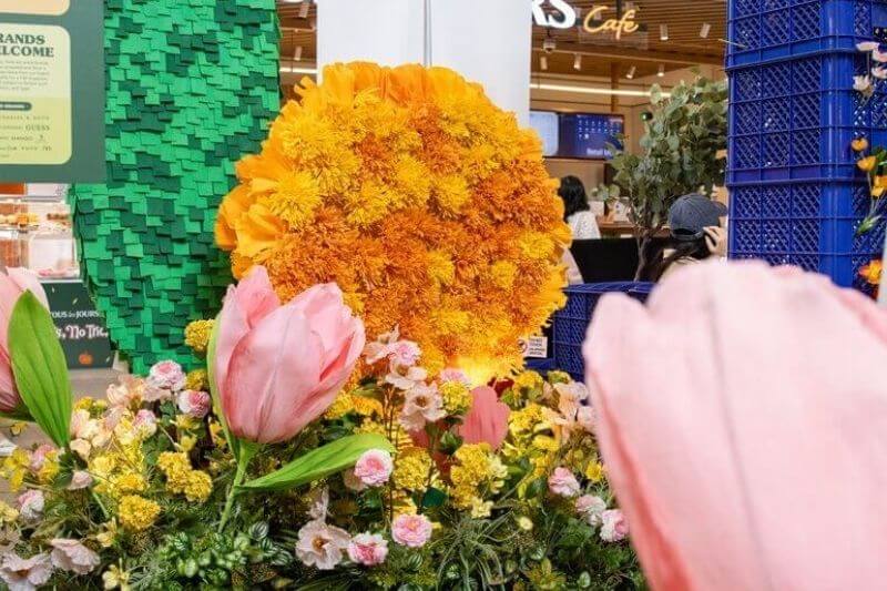 sunway velocity mall sustainable decorations