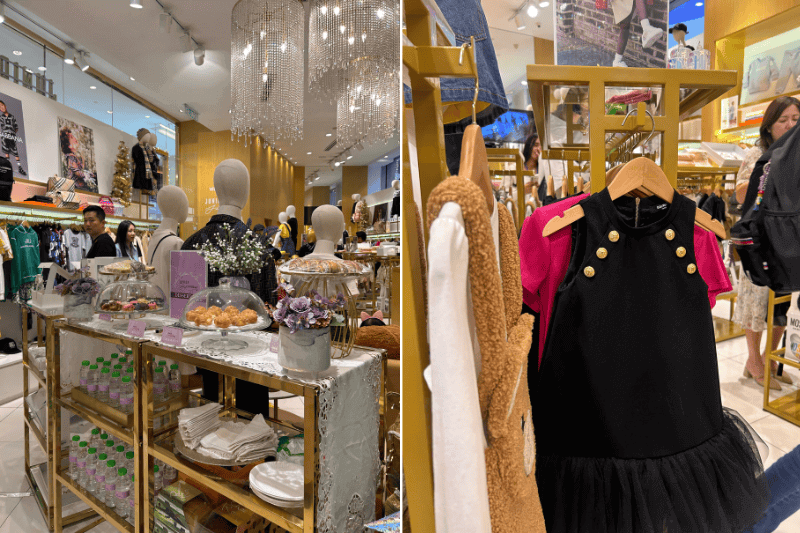 event set uo at a clothing store in Kuala Lumpur, Malaysia