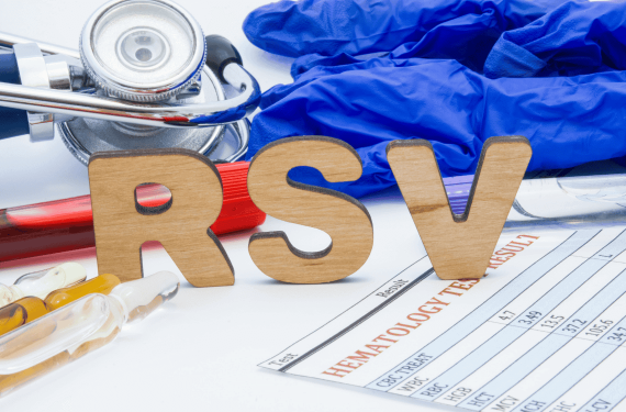 image of letters RSV on doctors letter
