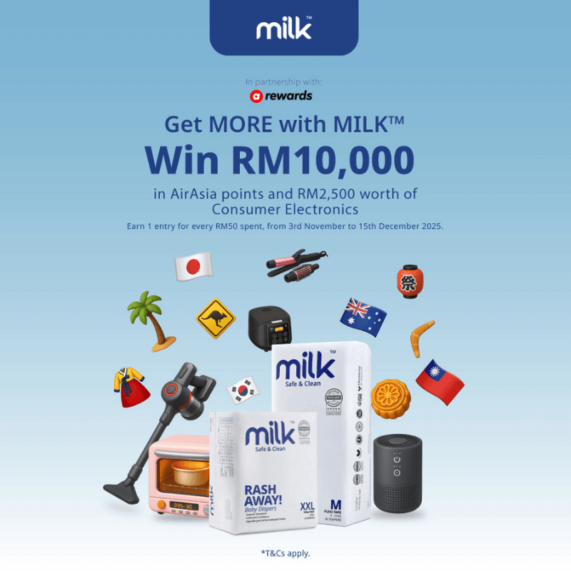 milk diapers campaign and competition