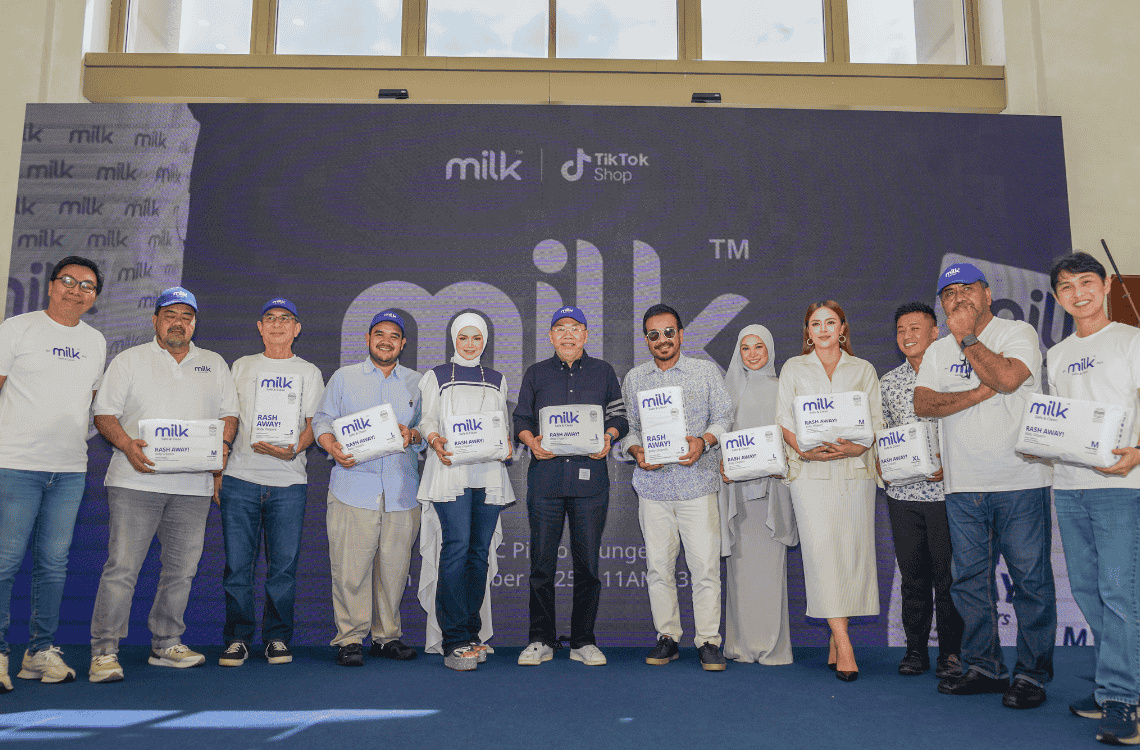 Launch of milk diapers in malaysia