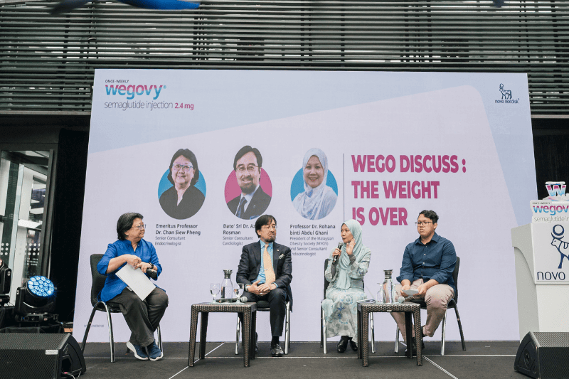 open panel discussion on stage