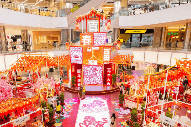 1 Utama CNY decorations