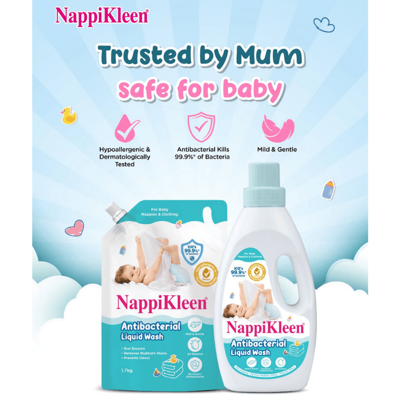 nappikleen antibacterial laundry detergent