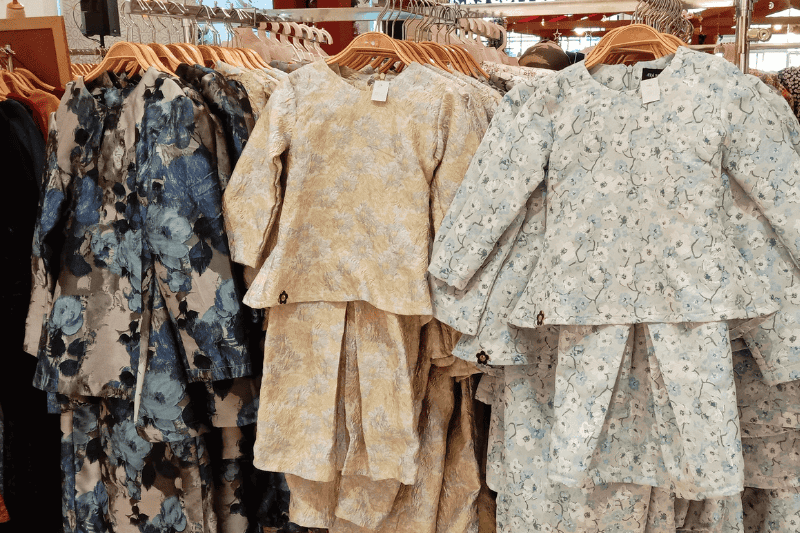 Kids baju kurung for Hari Raya Aidilfitri