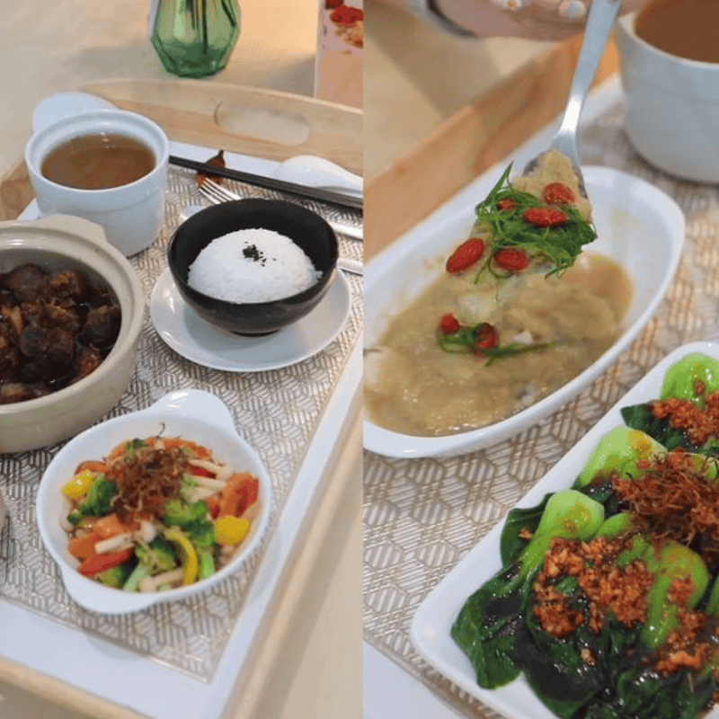 post partum confinement centre meal preparation