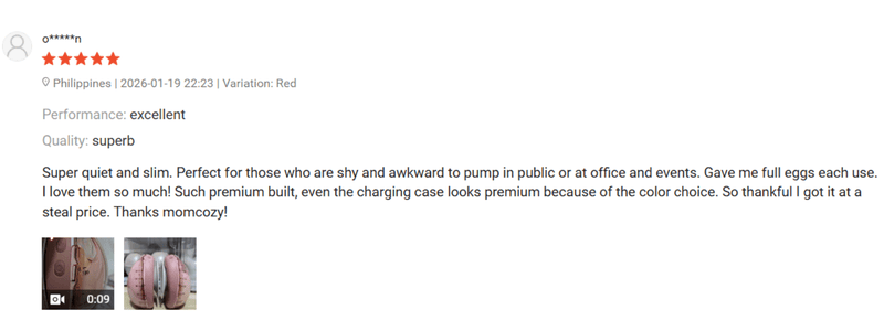 momcozy breast pump testimonials