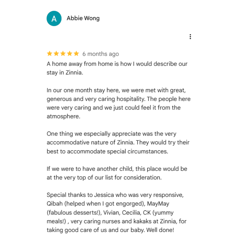 Zinnia Fields Testimonials