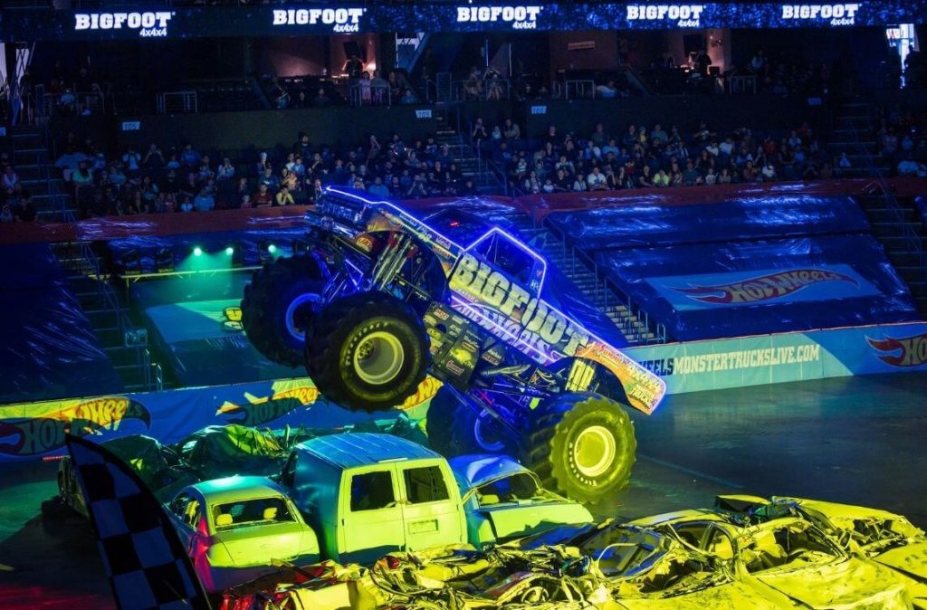 Hotwheels big foot real life roadshow