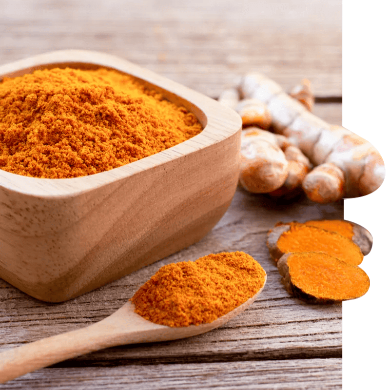 vitahealth tumercare bowl of tumeric powder