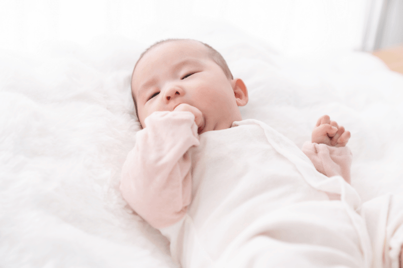 portrait of asian cute baby