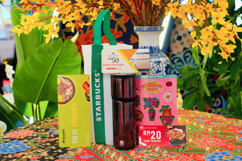sunway mall starbucks free gift pernakan baba nyonya festival
