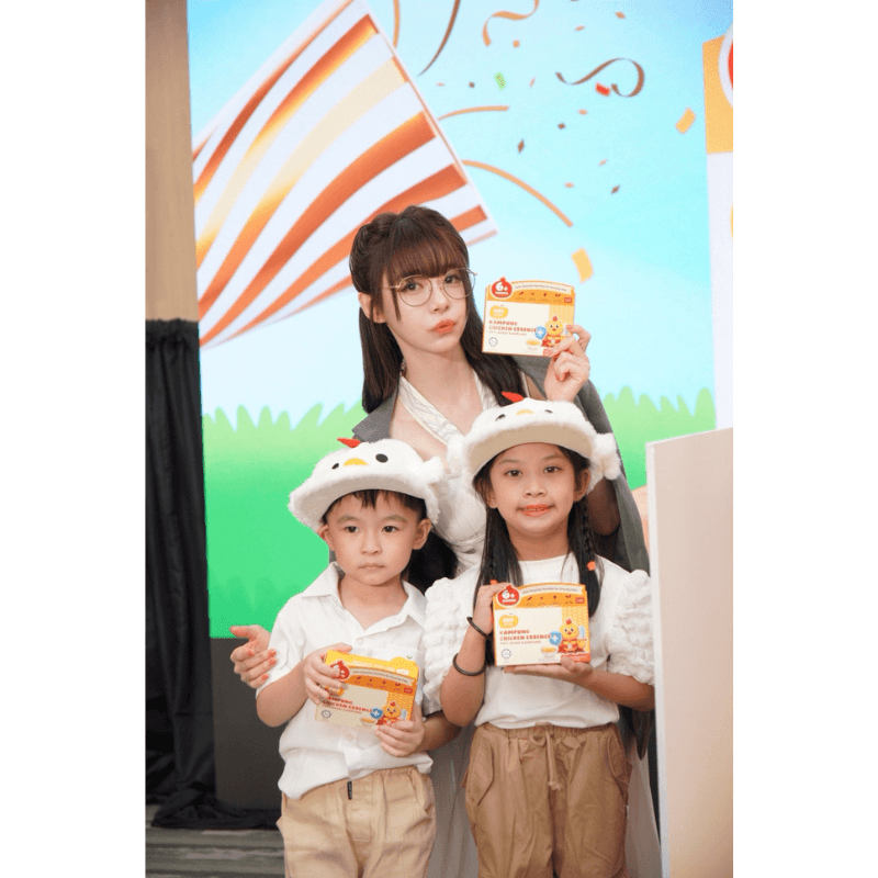 SWS Kids children chicken essence launch
