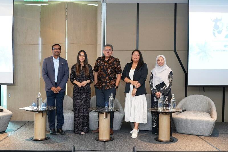 event group photo on stage