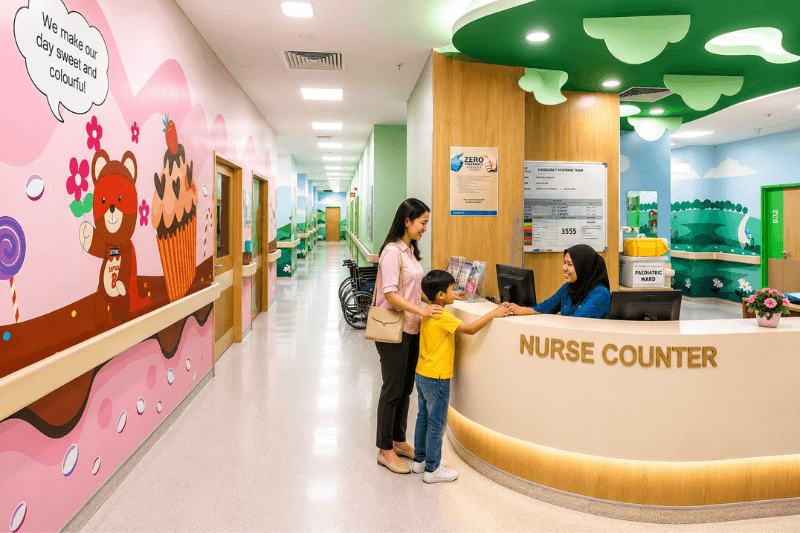 Peadiatric Ward - Nurse Counter