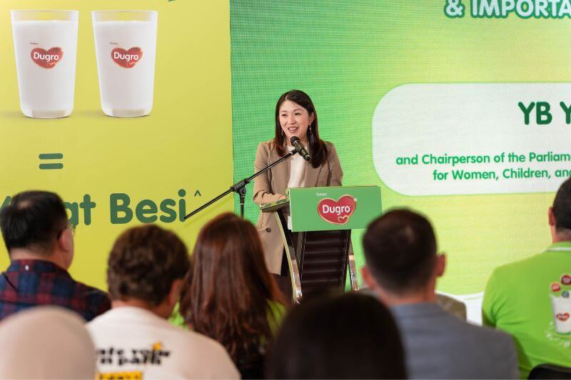 YB Yeo Bee Yin, MP for Puchong and Chairperson of the Parliament Select Committee (PSC) for Women, Children, and Community gives speech