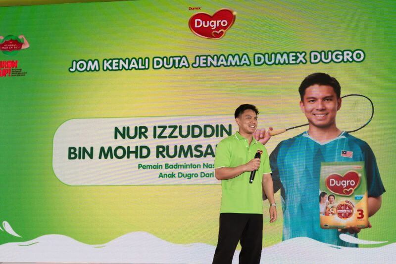 Dumex Dugro Brand Ambassador, Nur Izzuddin