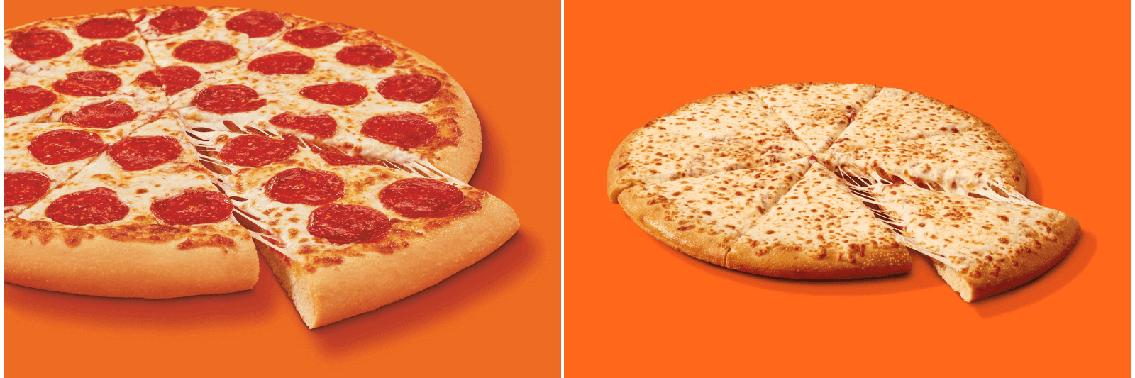 Little Caesars pizzas
