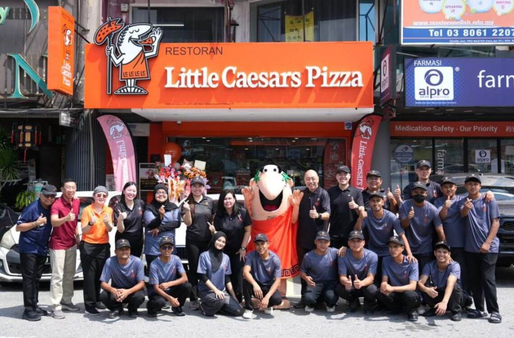 Little Caesars Pizza Puchong grand opening