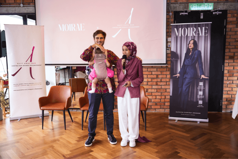 Raudhah Nazran and family