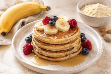 fluffy banana pancakes