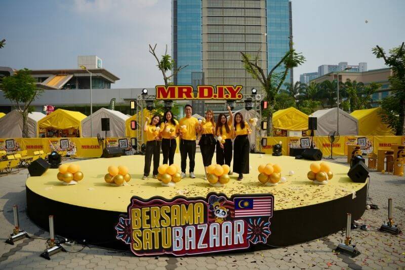bersama satu bazaar mr diy sunway pyramid open carpark launch event