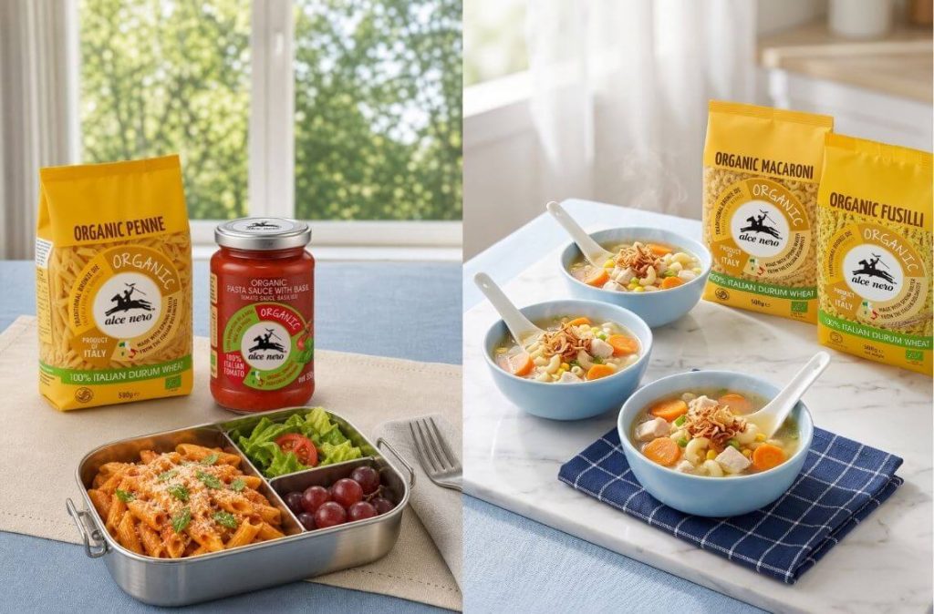 alce nero organic pasta tomato pasta soup