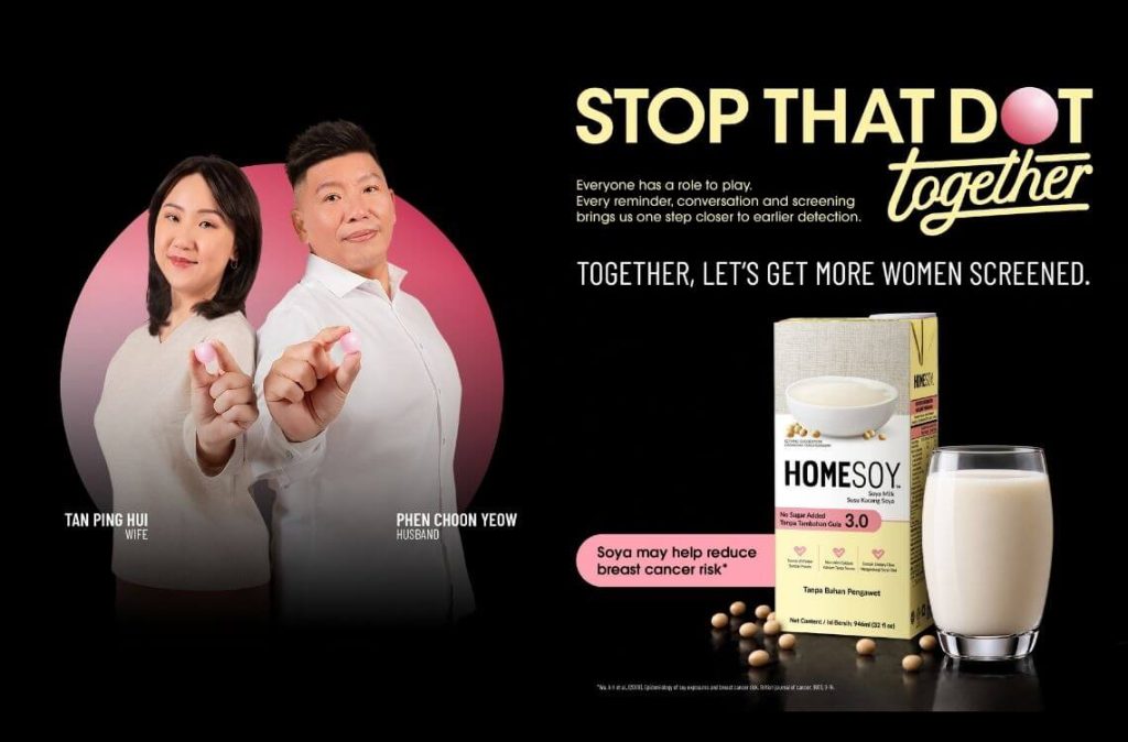 homesoy malaysia breast cancer awareness drive HOMESOY Stop that Dot Together