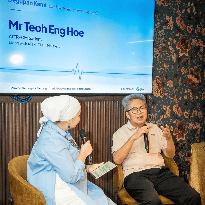 ATTR-CM patient Teoh Eng Hoe shares his experience living with the rare heart condition