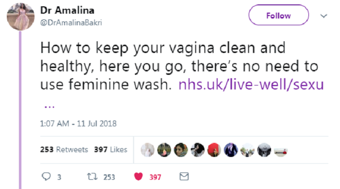 jaga vagina anda