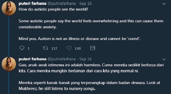 individu autisme ahmad ziqrie