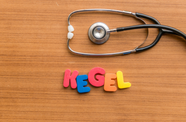 the word of 'kegel' with stethoscope