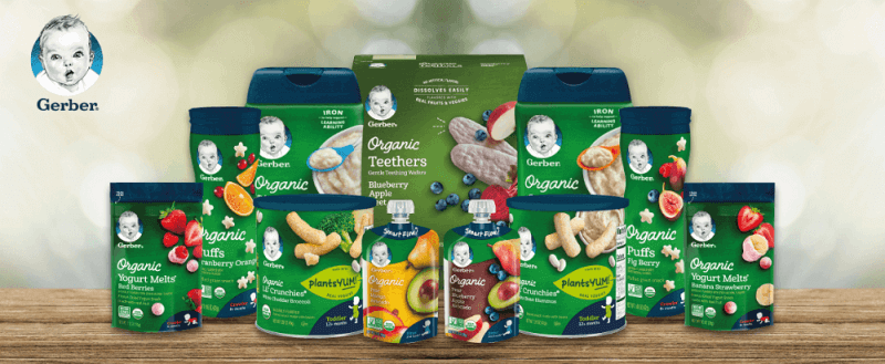 gerber organic baby food