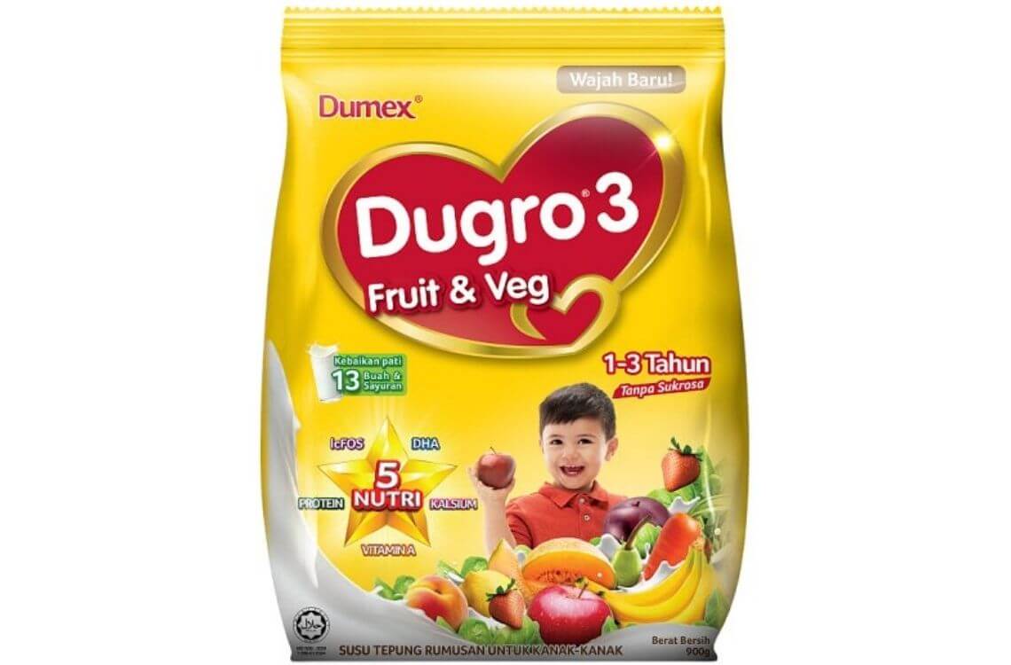 Susu Dumex Dugro® 3 Fruits & Veg