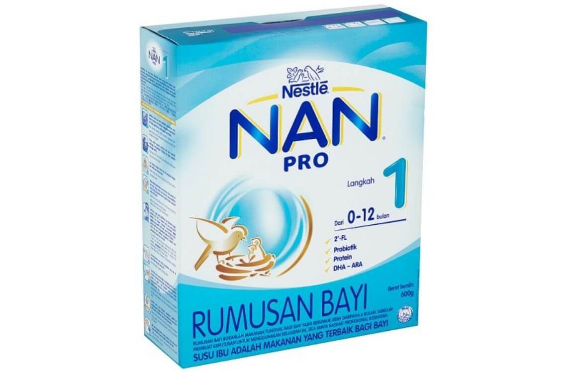 susu formula terbaik untuk bayi - Nestle NAN PRO 1