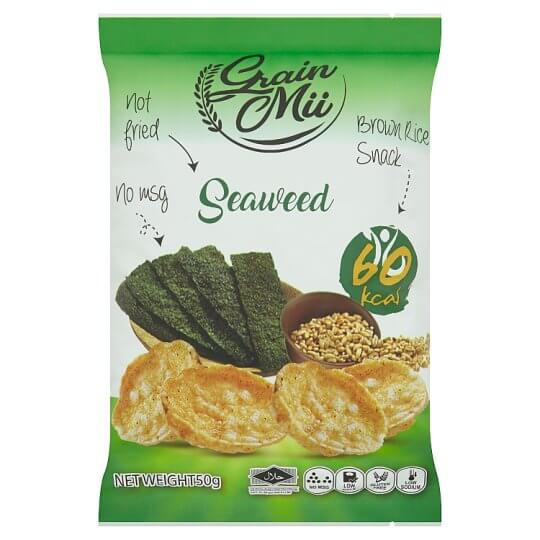 Grain Mii Seaweed Brown Rice Snack