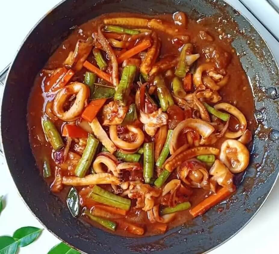 Resepi Sotong Paprik Ala Thai Lazat Mudah Dimasak