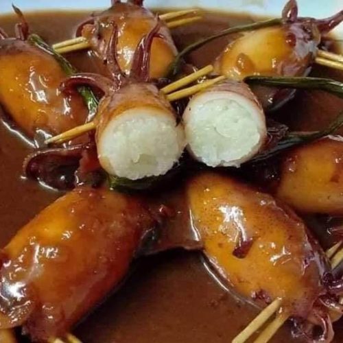 resepi ketupat sotong