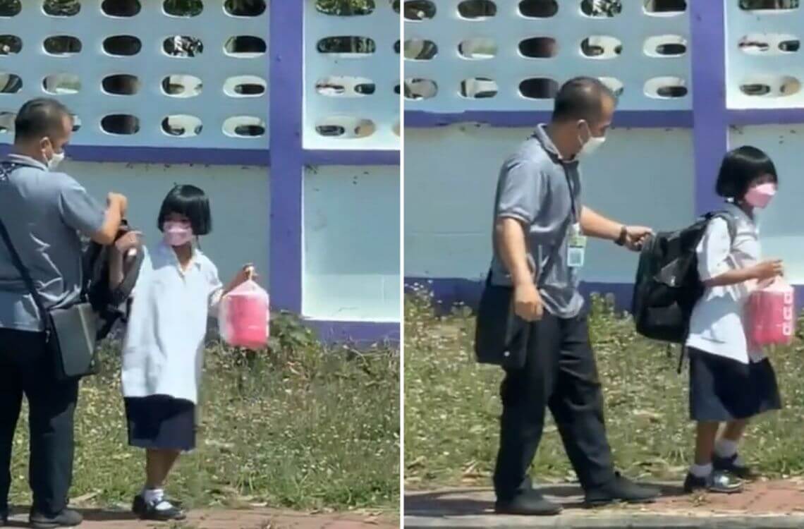 viral: isu beg sekolah berat di Thailand