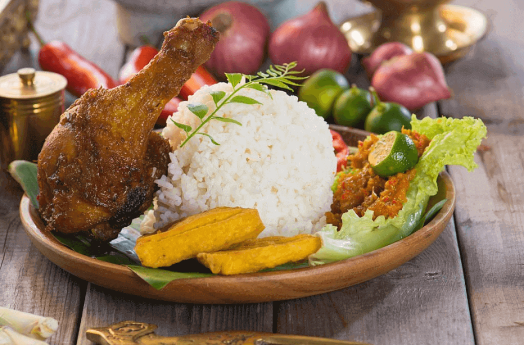 resepi nasi ayam penyet