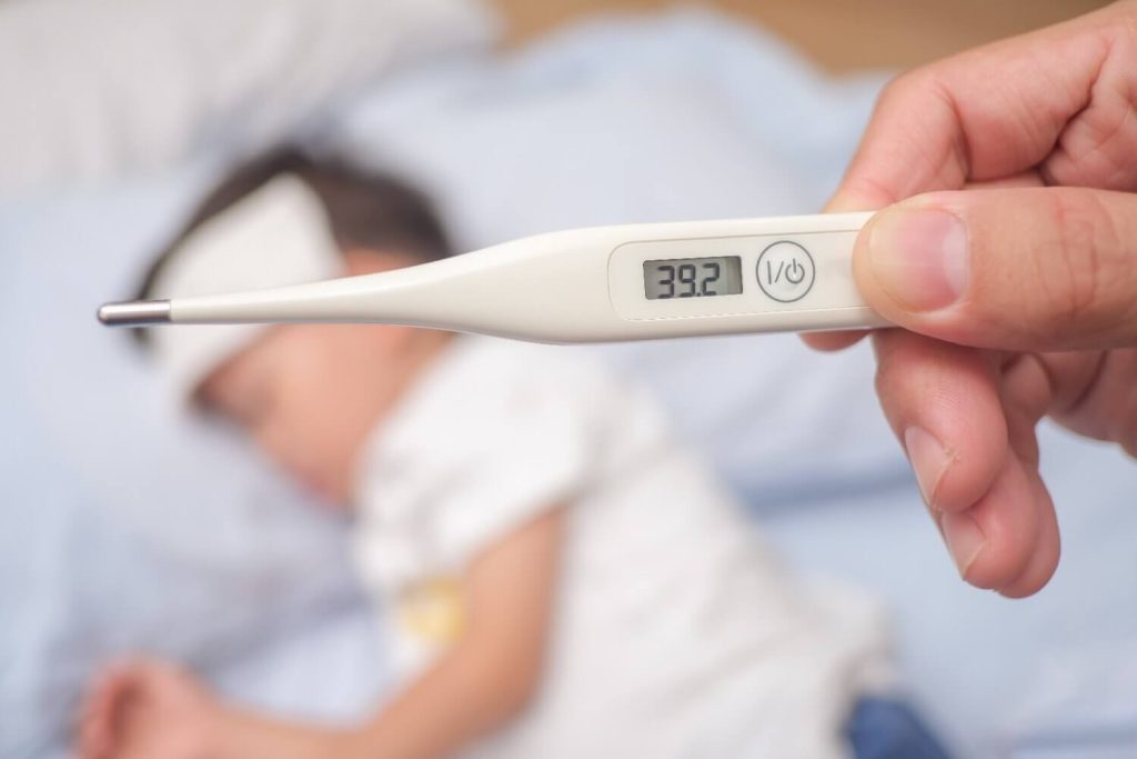 bacaan suhu badan anak yang demam 
